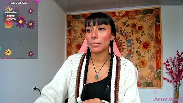 Snapshot of Demeter__ chatting on 03.17.25 Demeter online show from 03.17.25