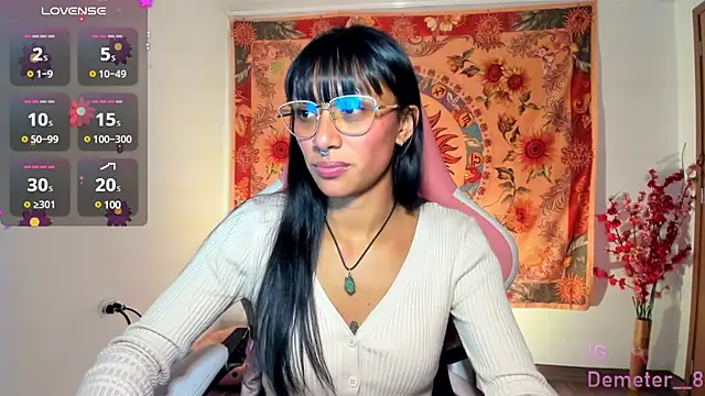 Snapshot of Demeter__ chatting on 03.19.25 Demeter online show from 03.19.25