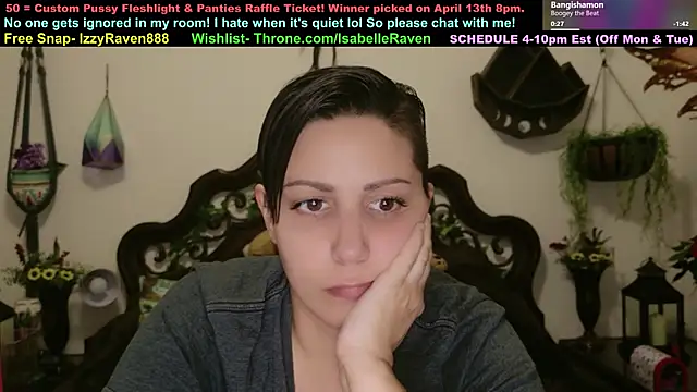 IsabelleRaven online show from 04.06.26