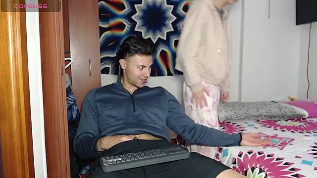 Snapshot of AshleyandTyler chatting on 12.23.24 AshleyandTyler online show from 12.23.24