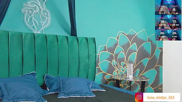 Snapshot of Lunamistyc chatting on 01.15.26 Lunamistyc online show from 01.15.26