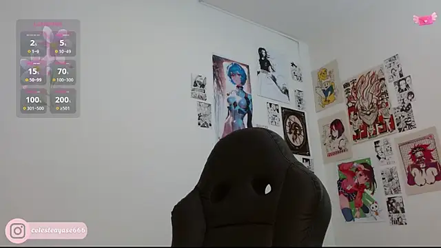 CelesteAyase online show from 10.16.25