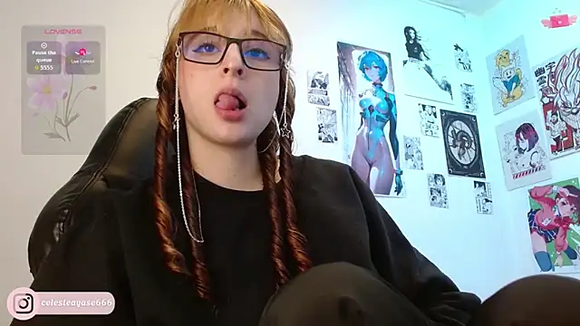 Snapshot of CelesteAyase chatting on 12.17.25 CelesteAyase online show from 12.17.25