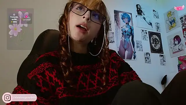 Snapshot of CelesteAyase chatting on 12.18.25 CelesteAyase online show from 12.18.25