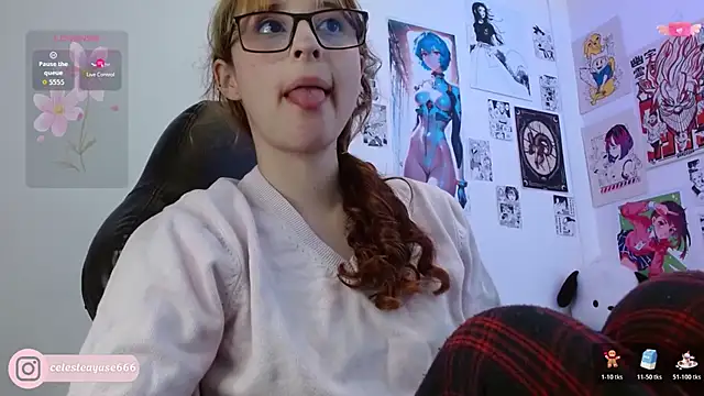 Snapshot of CelesteAyase chatting on 12.19.25 CelesteAyase online show from 12.19.25