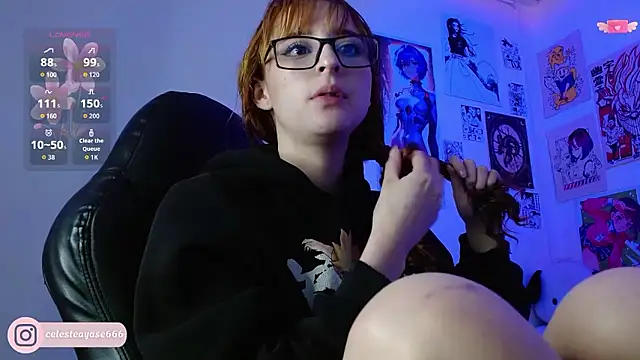 Snapshot of CelesteAyase chatting on 01.08.26 CelesteAyase online show from 01.08.26