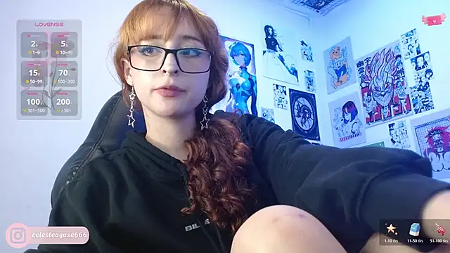 Snapshot of CelesteAyase chatting on 01.10.26 CelesteAyase online show from 01.10.26