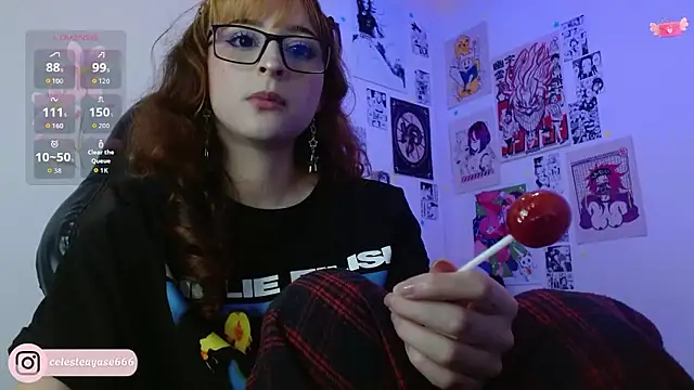 Snapshot of CelesteAyase chatting on 01.16.26 CelesteAyase online show from 01.16.26