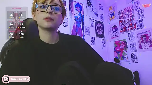 Snapshot of CelesteAyase chatting on 02.14.26 CelesteAyase online show from 02.14.26