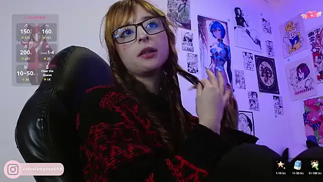 Snapshot of CelesteAyase chatting on 02.20.26 CelesteAyase online show from 02.20.26