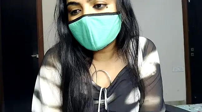 Snapshot of Hritvika chatting on 02.21.25 Hritvika online show from 02.21.25