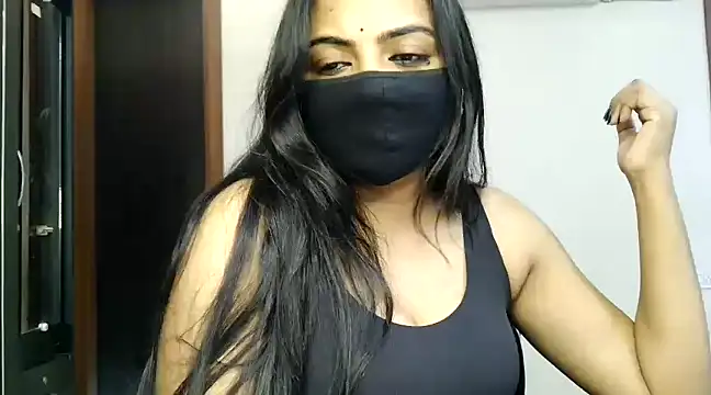 Snapshot of Hritvika chatting on 02.27.25 Hritvika online show from 02.27.25