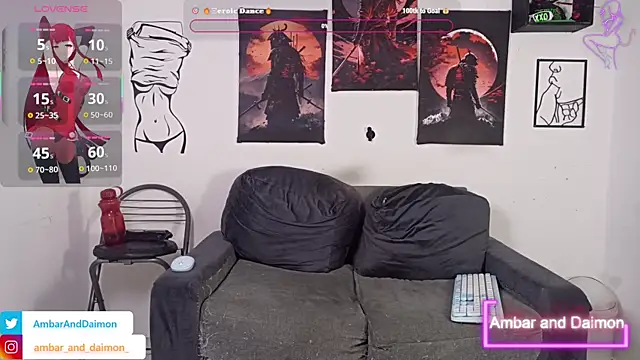 Ambar and daimon  online show from 10.21.25