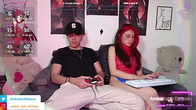 Ambar and daimon  online show from 10.31.25