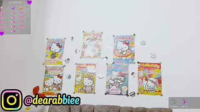 Snapshot of DearAbbiee chatting on 11.20.25 DearAbbiee online show from 11.20.25