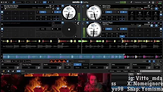 Snapshot of vittote chatting on 02.22.25 vittote online show from 02.22.25