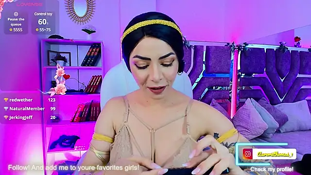 Snapshot of Aurora_thomas__1 chatting on 01.23.25 Aurora thomas 1 online show from 01.23.25