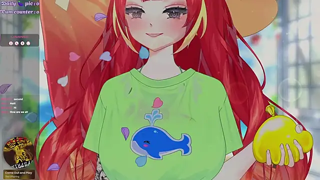 Snapshot of LewdKira_VT chatting on 06.28.26 LewdKira VT online show from 06.28.26