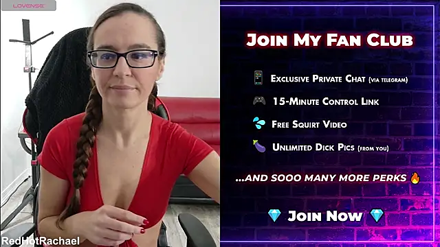 RedHotRachael online show from 11.13.25