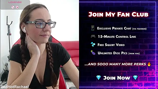 RedHotRachael online show from 12.03.25