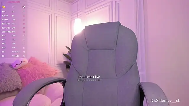 Salome  evans online show from 10.29.25