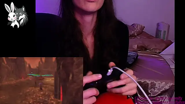 Snapshot of BadBunnyXWolfyLive chatting on 11.13.25 BadBunnyXWolfyLive online show from 11.13.25