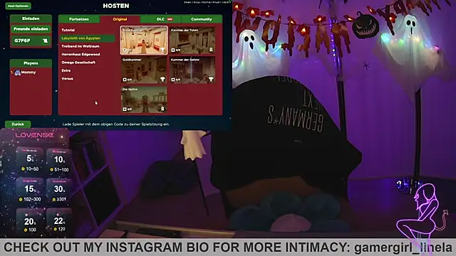 Gamergirl-Linela online show from 10.26.25