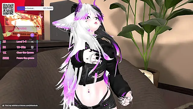 Kitten Lush online show from 03.22.25