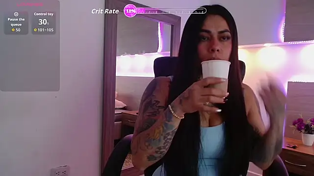 Cristal Velle online show from 09.10.25