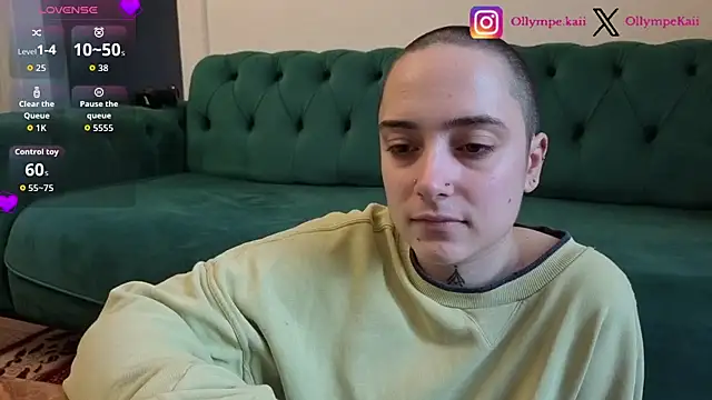 Snapshot of OllympeKaii chatting on 12.05.25 OllympeKaii online show from 12.05.25