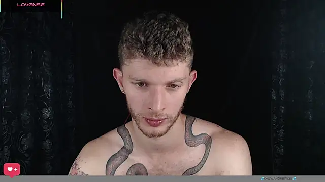 Snapshot of andrewxbi chatting on 05.15.26 andrewxbi online show from 05.15.26