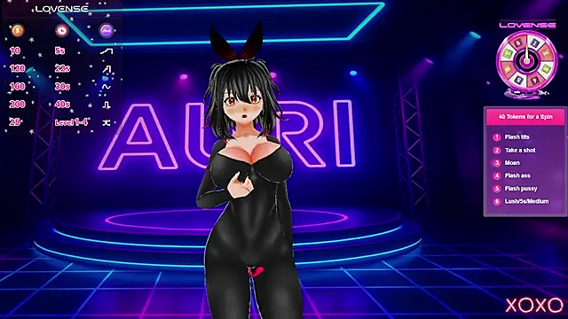 Auri Hikaru online show from 10.23.25