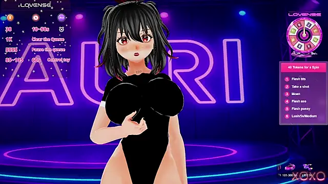 Auri Hikaru online show from 11.10.25