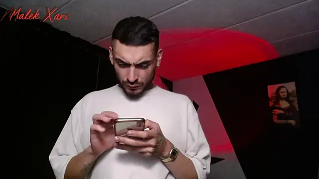 Snapshot of malek_xarx_ chatting on 10.28.25 malek xarx  online show from 10.28.25