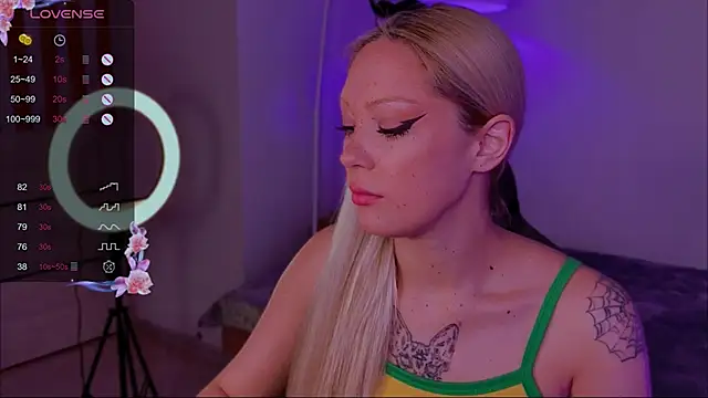 Snapshot of LeksaCandy chatting on 11.13.25 LeksaCandy online show from 11.13.25