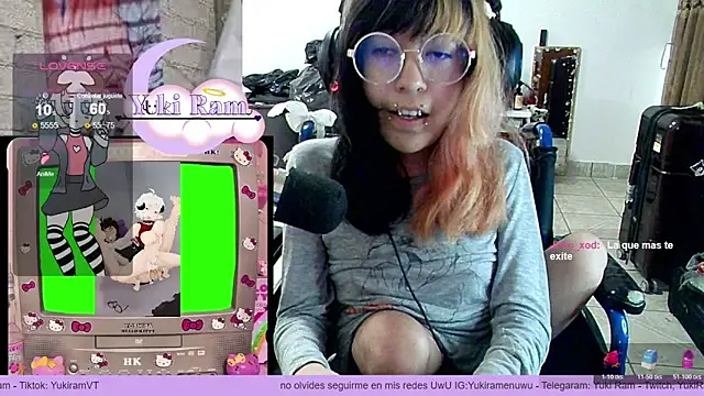 Snapshot of YukiRam chatting on 02.25.26 YukiRam online show from 02.25.26