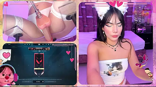 Snapshot of KittieEva chatting on 11.23.25 KittieEva online show from 11.23.25