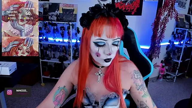 Snapshot of Makii_33 chatting on 10.04.25 Makii 33 online show from 10.04.25