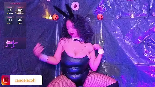 Snapshot of CandelaCool_ chatting on 10.31.25 CandelaCool online show from 10.31.25