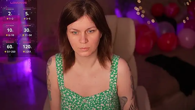 Snapshot of TinaMelt chatting on 02.08.26 TinaMelt online show from 02.08.26