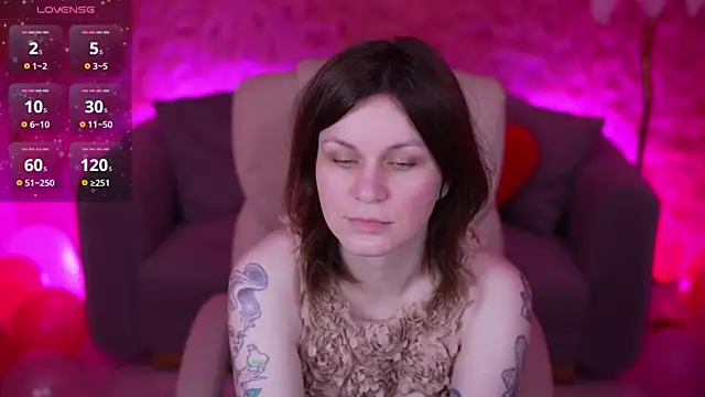 Snapshot of TinaMelt chatting on 02.23.26 TinaMelt online show from 02.23.26