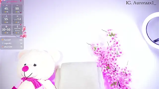 Auroraa x1 online show from 02.20.26