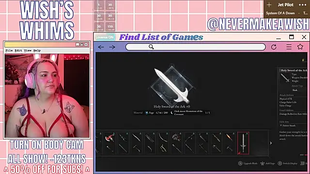 nevermakeawish online show from 05.15.26