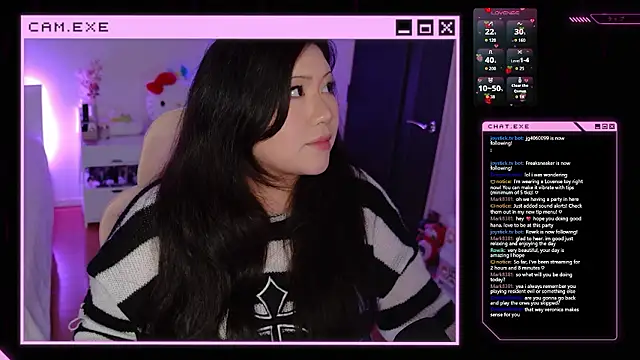 Snapshot of HanaMaria chatting on 06.22.26 HanaMaria online show from 06.22.26