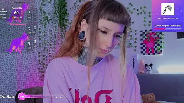 Snapshot of LilithPoison chatting on 06.27.26 LilithPoison online show from 06.27.26