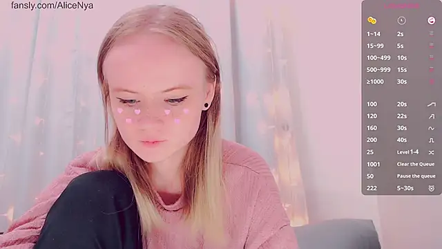 AliceNya cute online show from 02.13.26