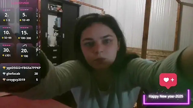 Snapshot of EthelsLover chatting on 12.22.25 EthelsLover online show from 12.22.25