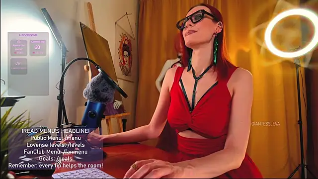Giantess Eva online show from 07.05.26