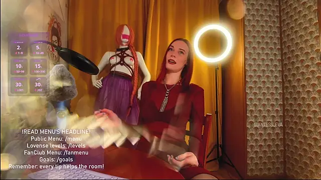 Giantess Eva online show from 07.30.26