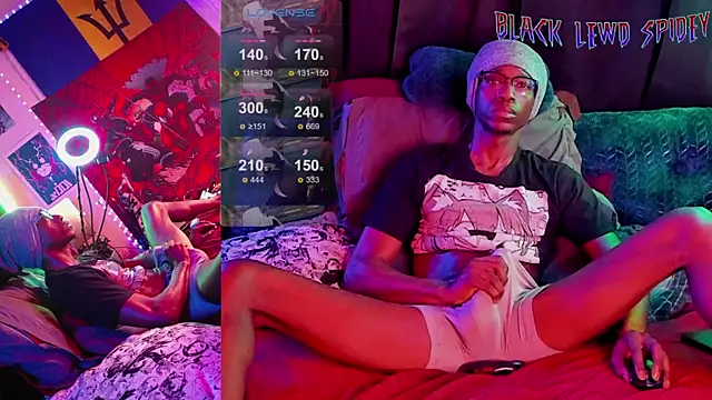 BlackLewdSpidey online show from 02.02.25